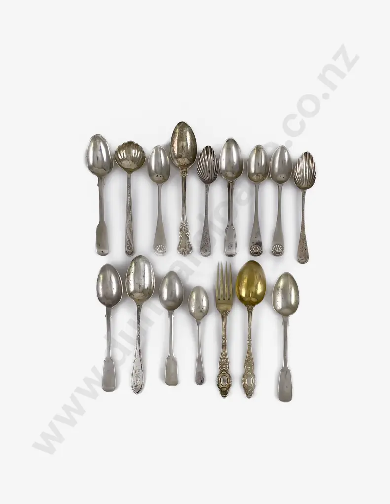 14 Various S/S Teaspoons Image 1++