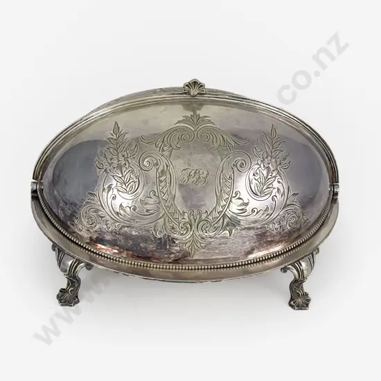 Late Vict S/P Bacon Tureen