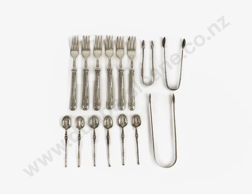 Set Of Six S/S Coronation Coffee Spoons Image 1++