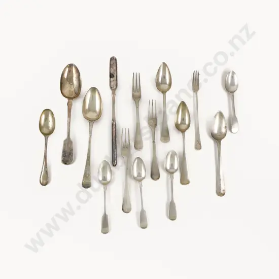 Group Of S/S and Dutch Silver Flatware