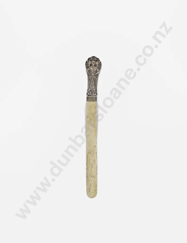Edw VII S/S Handled Ivory Letter Opener Image 1++