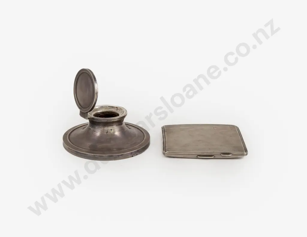 Geo V S/S Capstan Inkwell Image 1++