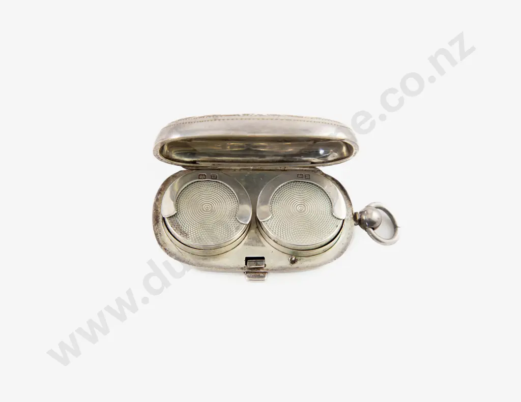 Geo V S/S Double Rectangular Sovereign Case Image 1++
