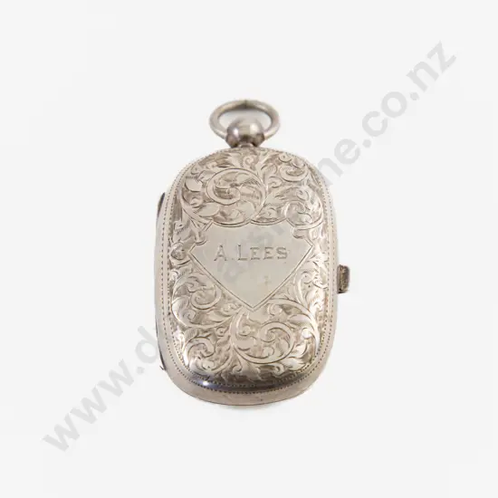 Geo V S/S Double Rectangular Sovereign Case