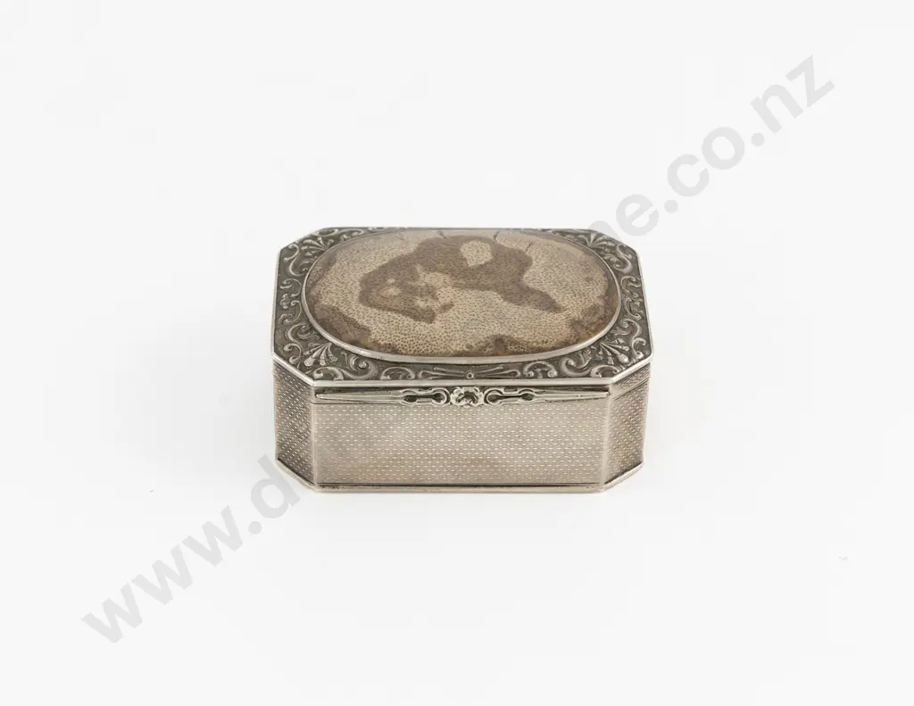 Attractive Wm IV Scottish S/S Snuff Box by James Naismith Image 1++