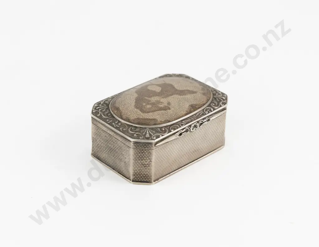 Attractive Wm IV Scottish S/S Snuff Box by James Naismith Image 1++