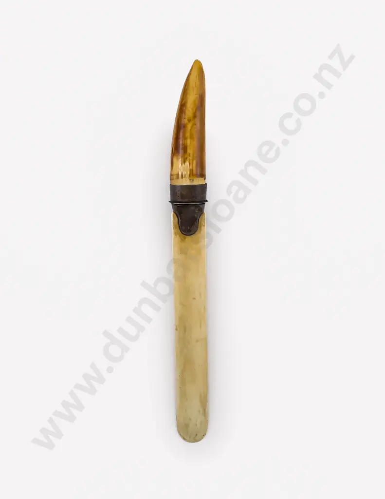 A Large Edw VII S/S Mounted Ivory Letter Opener Image 1++