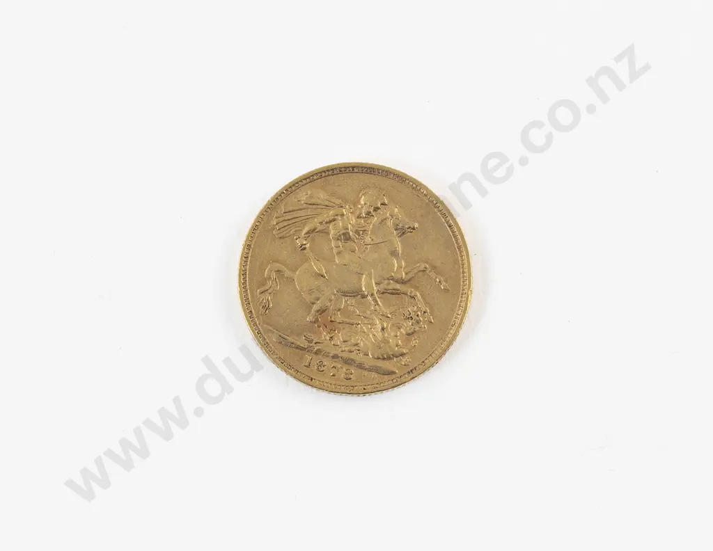 Victoria 1878 Full Gold Sovereign Image 1++