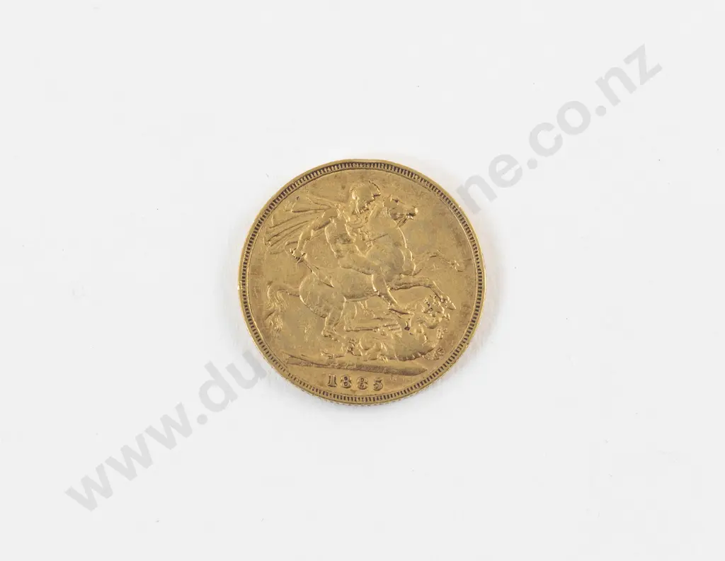 Victoria 1885 Full Gold Sovereign Image 1++