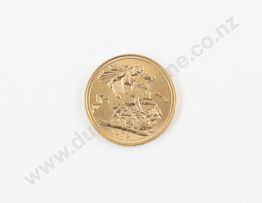 QEII 1979 Full Gold Sovereign Image 1++