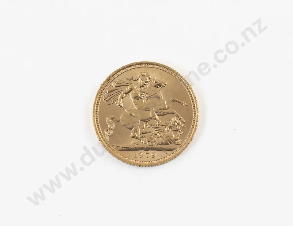 QEII 1979 Full Gold Sovereign Image 1++