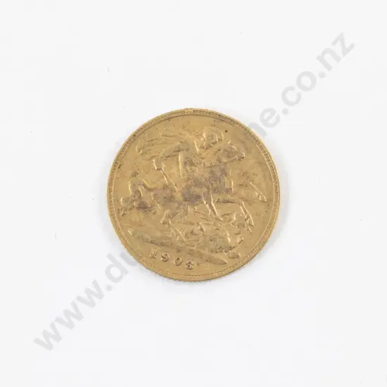 Edw VII 1903 Half Gold Sovereign
