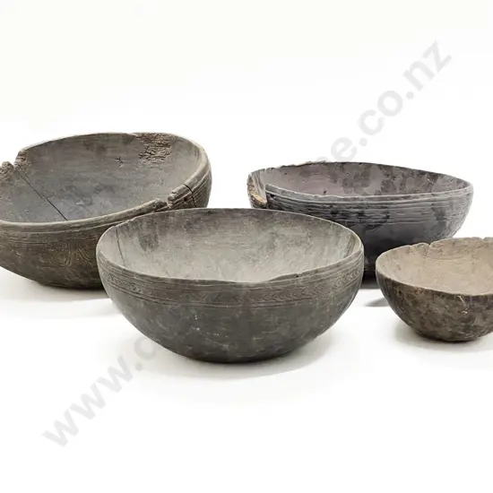 Four PNG Food Bowls