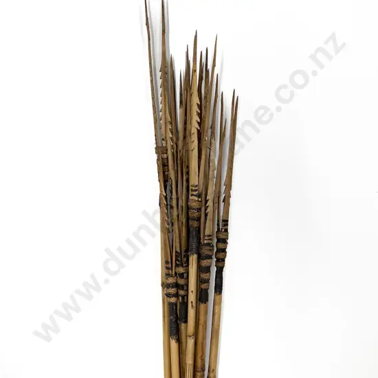 Twelve Papua New Guinea Bamboo Spears