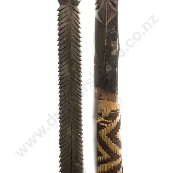 Two Ramu River Spears From Papua New Guinea