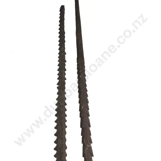 Two Ramu River Spears From Papua New Guinea