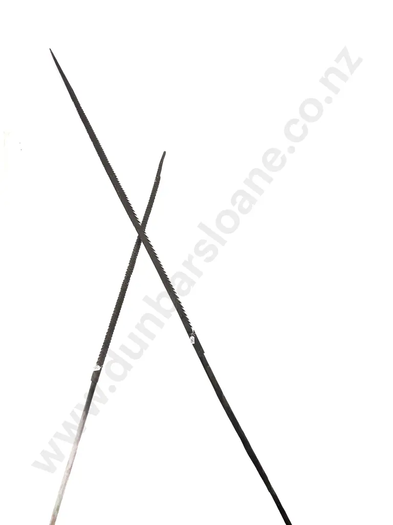 Two Ramu River Spears From Papua New Guinea Image 1++