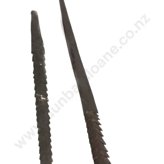 Two Ramu River Spears From Papua New Guinea