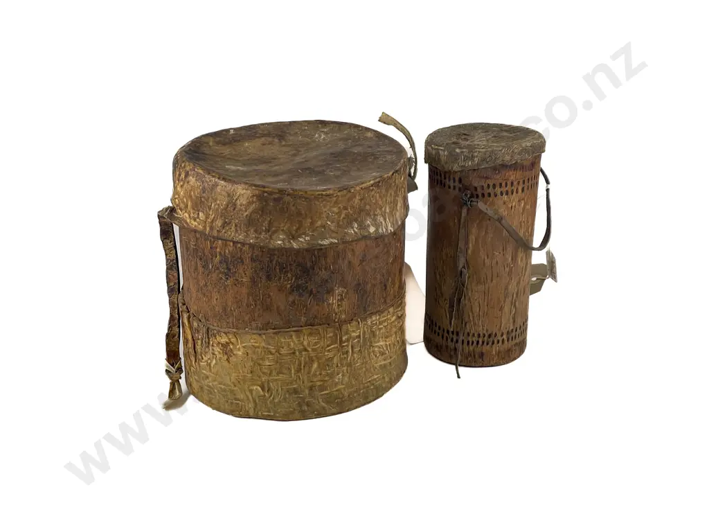 Pair of Turkana/Gabbra Tribes Milk Containers Image 1++