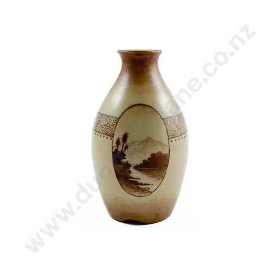 Hand Painted New Zealand Vase