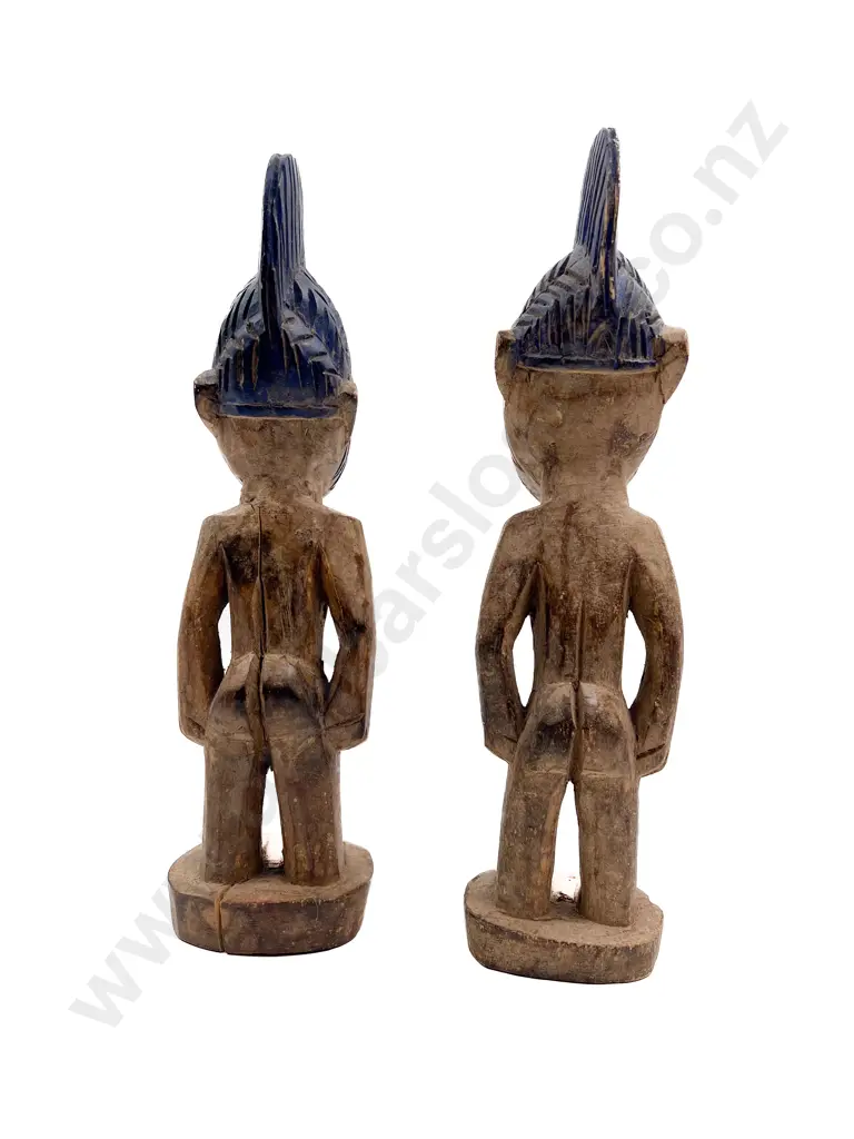 Pair of Yoruba Ibeji Figures Image 1++