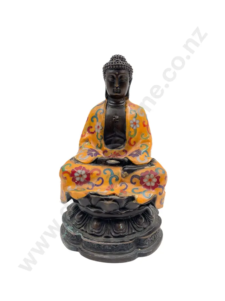 Bronze Cloisonne Buddha Image 1++