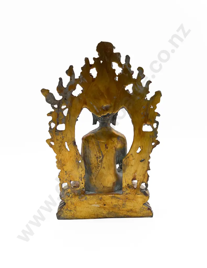 Nepalese 20th Century Bronze Cast Buddha Image 1++