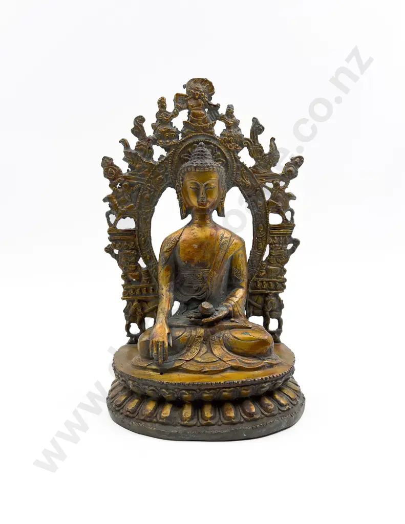 Nepalese 20th Century Bronze Cast Buddha Image 1++