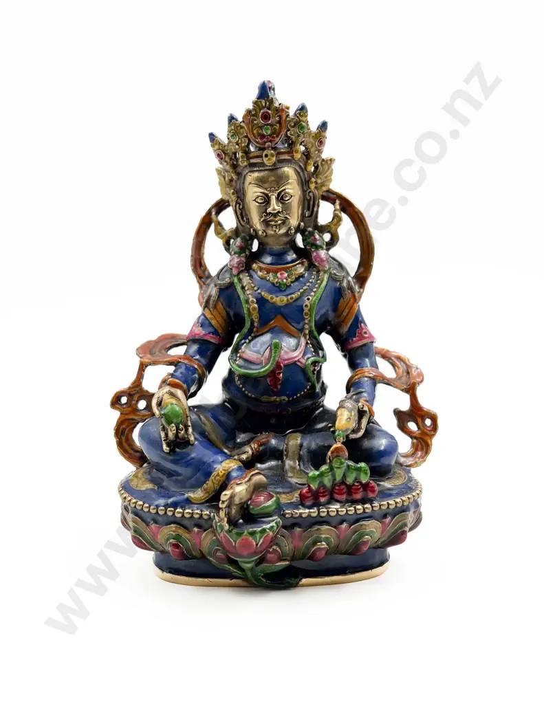 Yellow Dzambhala Figure Image 1++