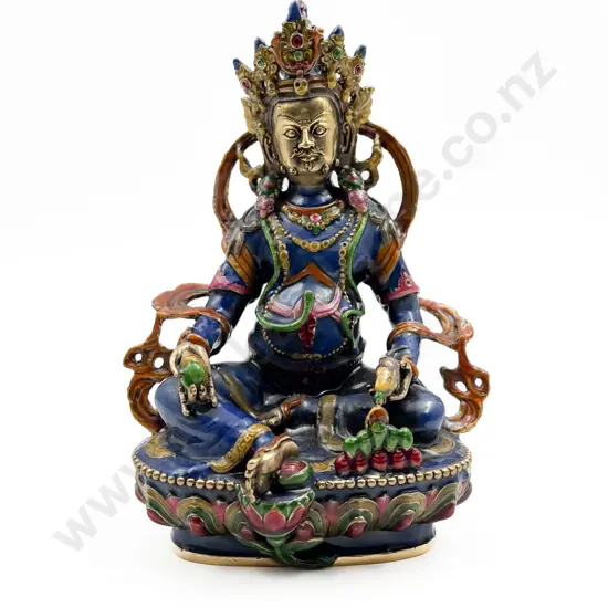 Yellow Dzambhala Figure