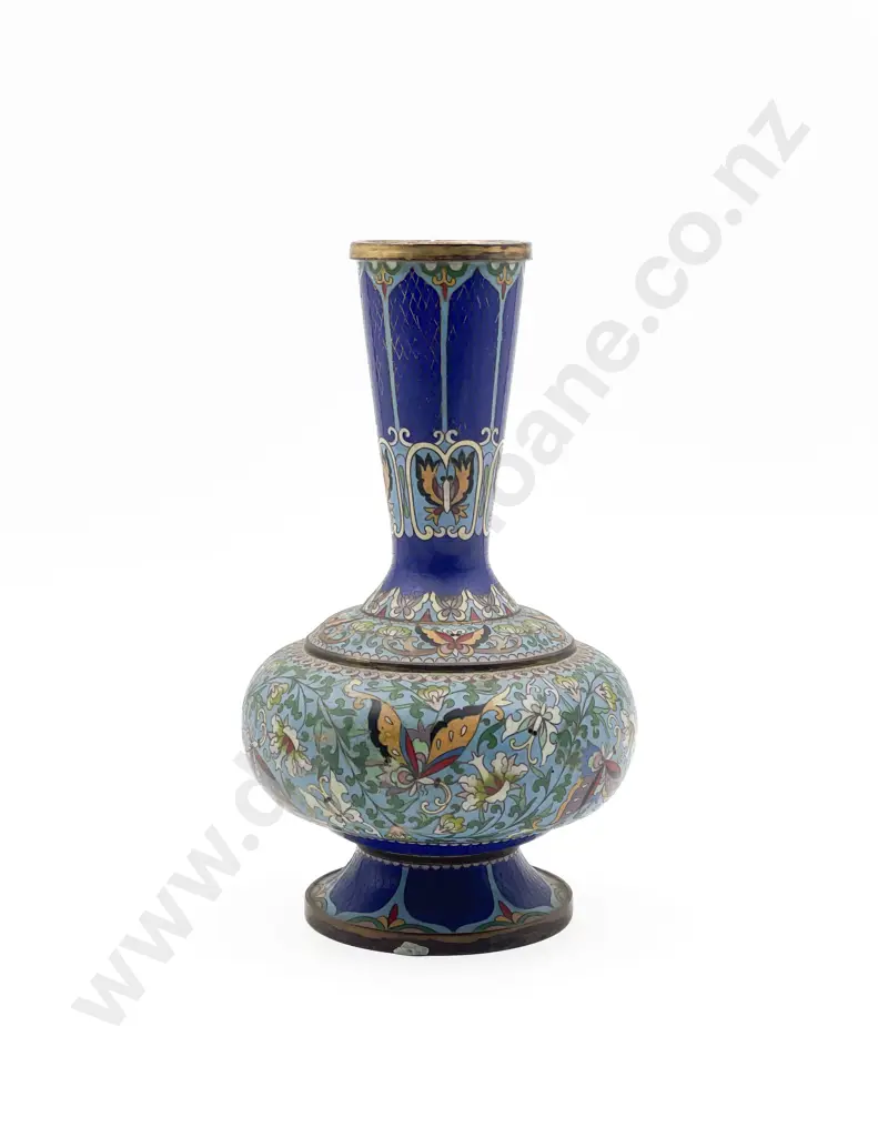 Japanese Cloisonne Vase Image 1++