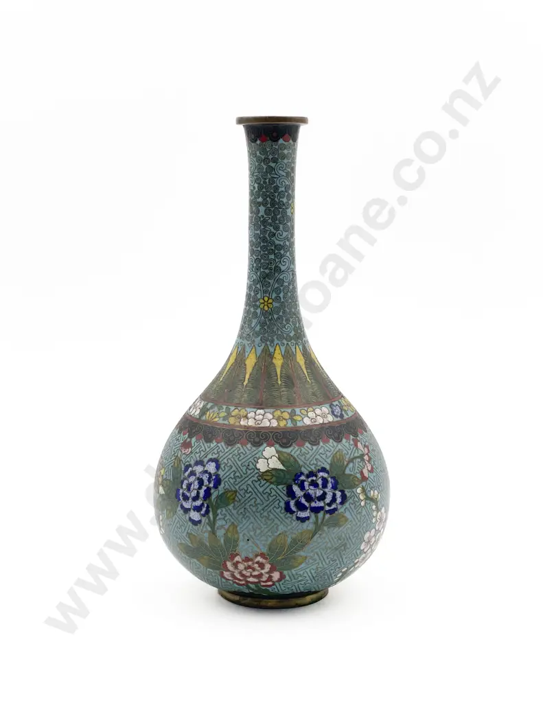 Chinese Cloisonne Vase Image 1++