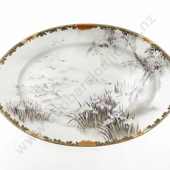 Large Japanese Porcelain Ashet