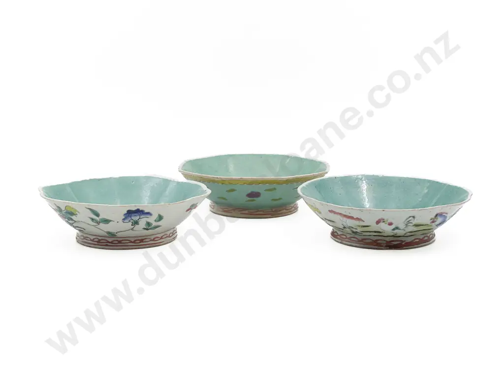 Three Antique Chinese Bowls Image 1++