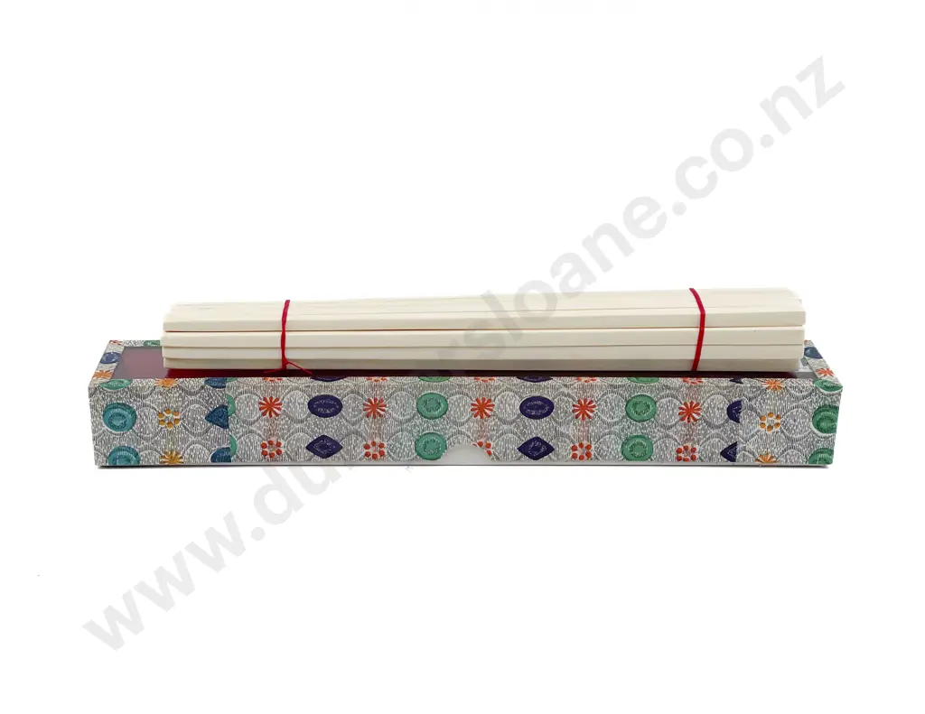 Ten Pairs of Ivory Chopsticks in Presentation Box Image 1++