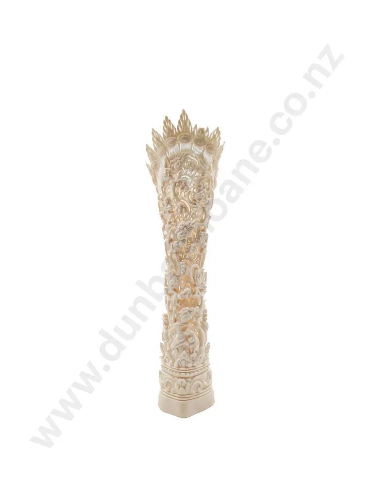 Balinese Bone Carving of Hindu Motif Image 1++