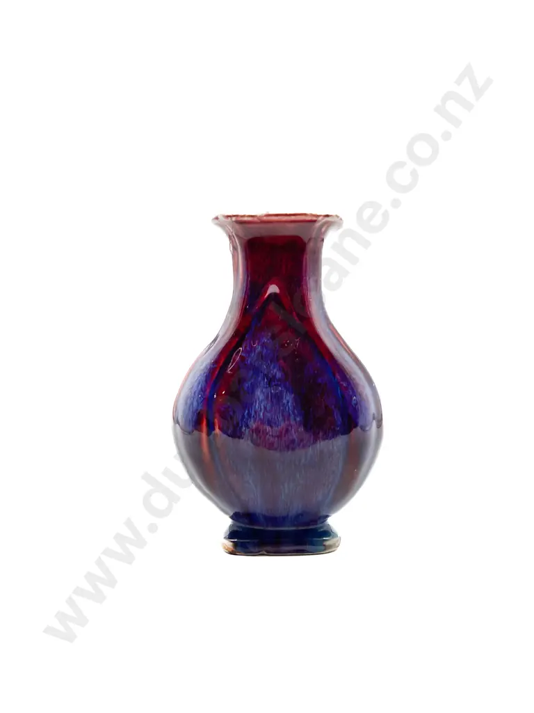 Chinese Qing Flambe Glazed Vase Image 1++