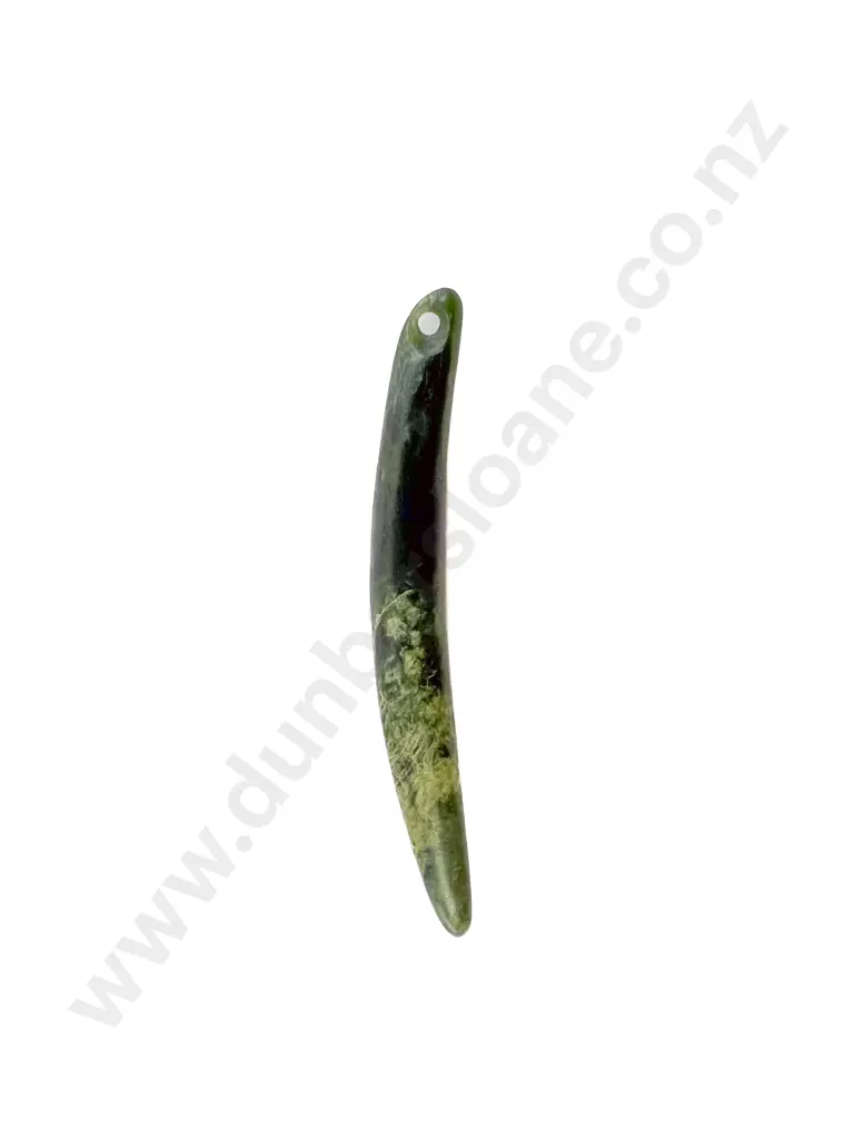 A Kuru Pendant Carved In Kawakawa Pounamu Image 1++