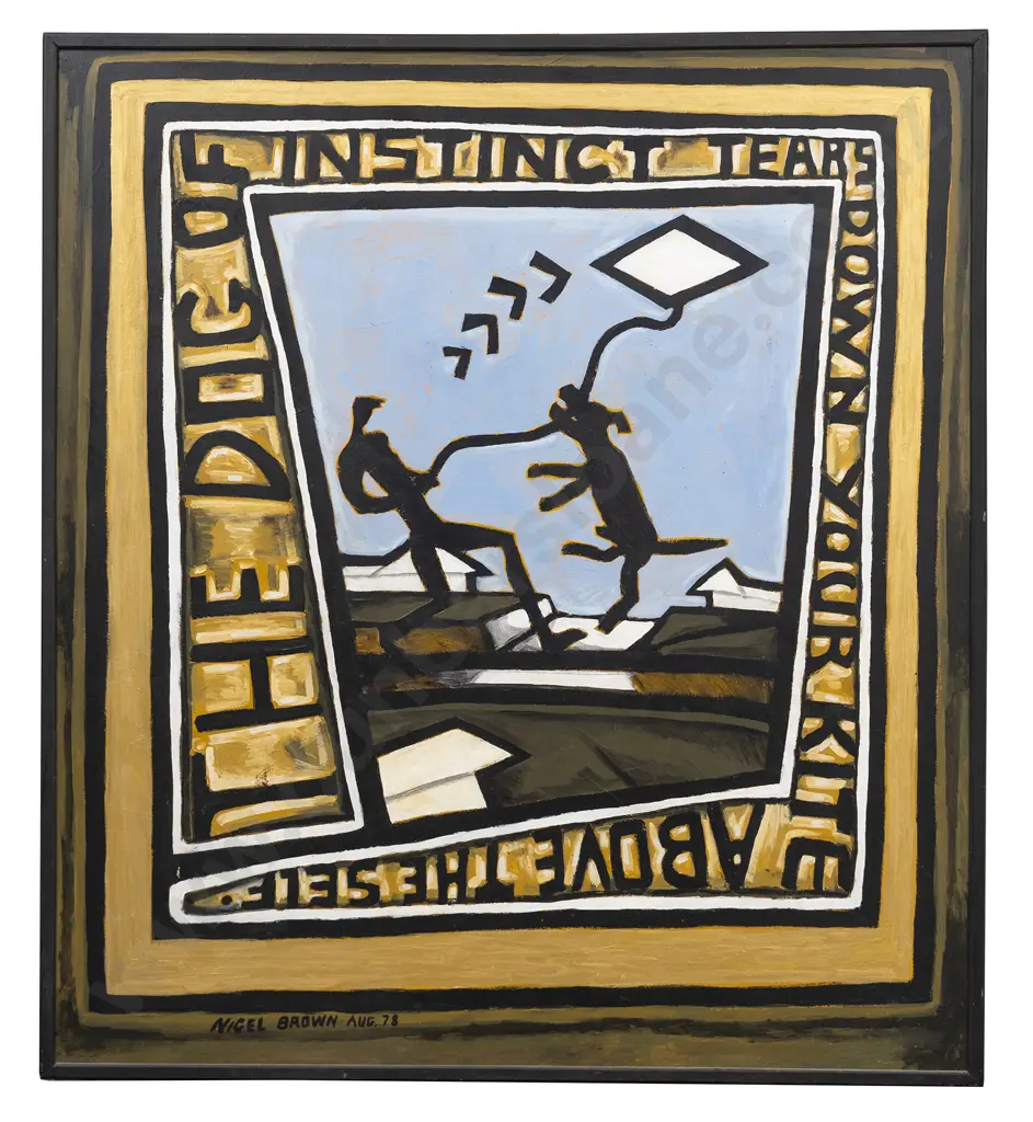 Nigel Brown (b 1949) - The Dog of Instinct Image 1++