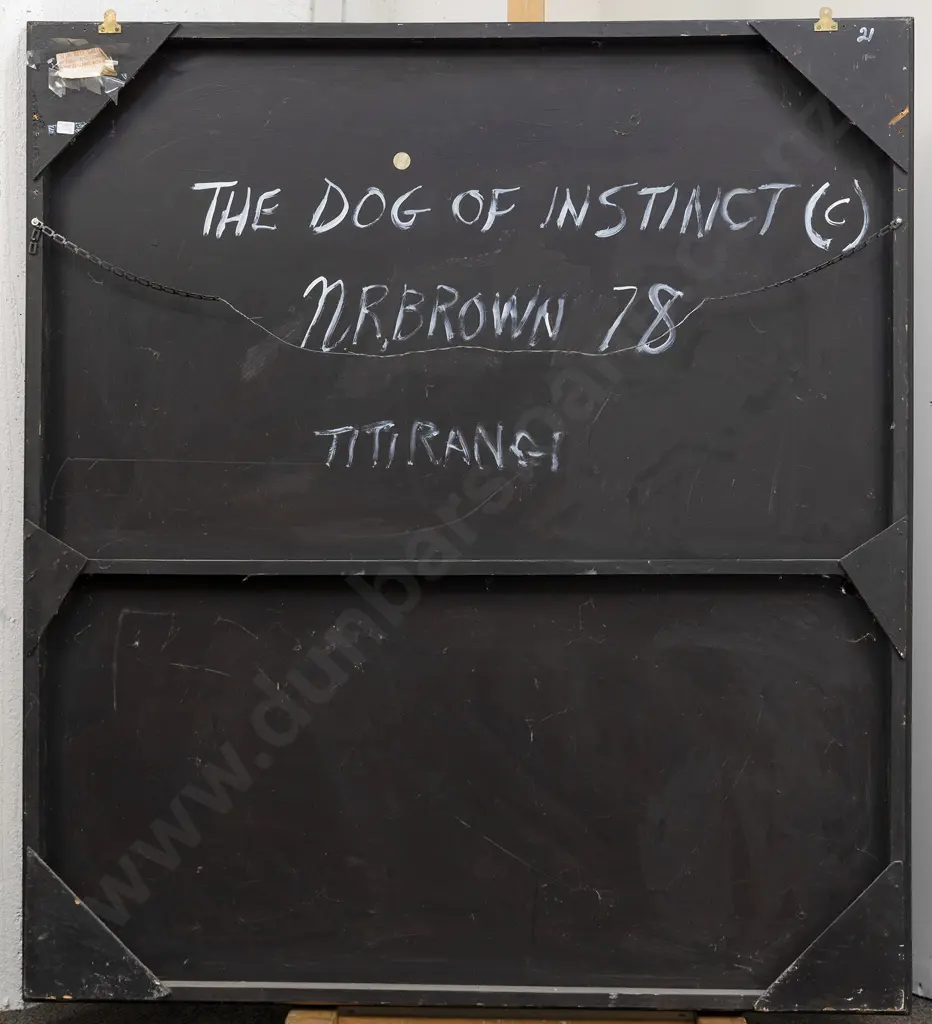 Nigel Brown (b 1949) - The Dog of Instinct Image 1++