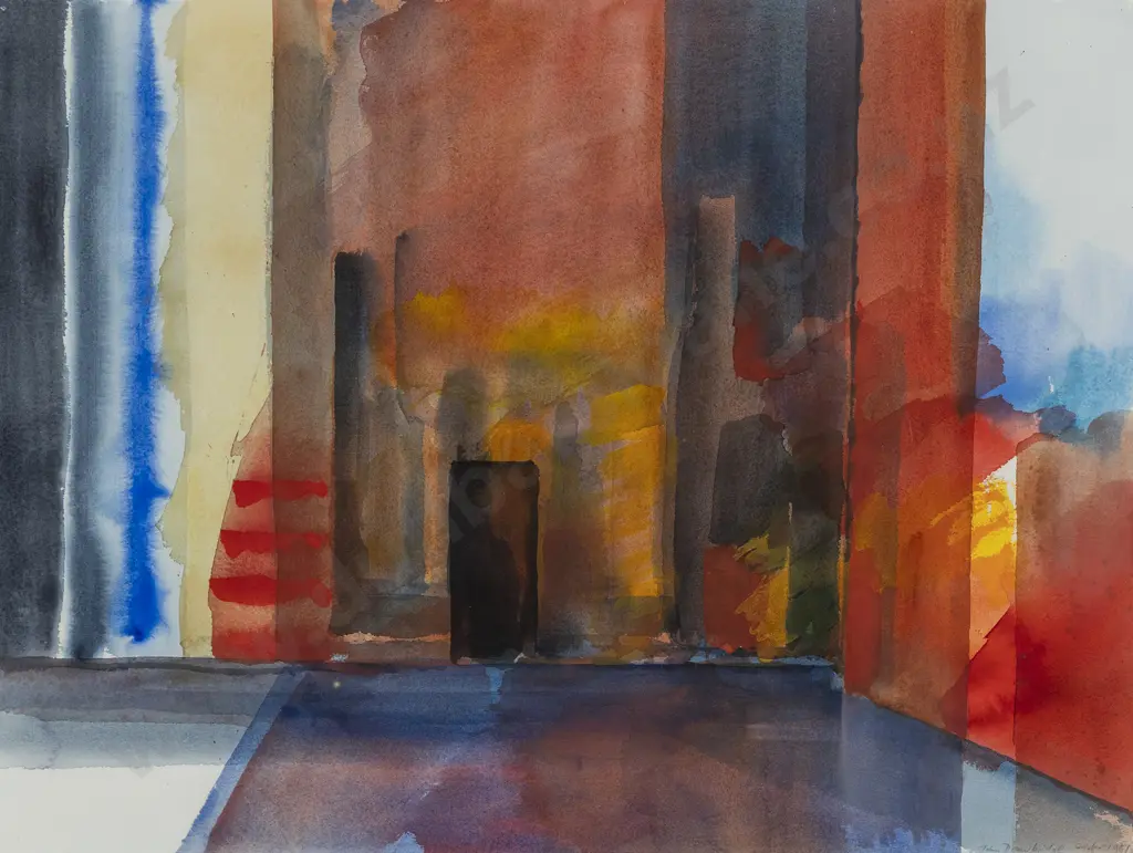 John Drawbridge (1930 - 2005) - Architectural Study Image 1++