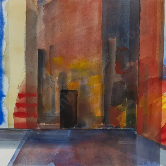 John Drawbridge (1930 - 2005) - Architectural Study