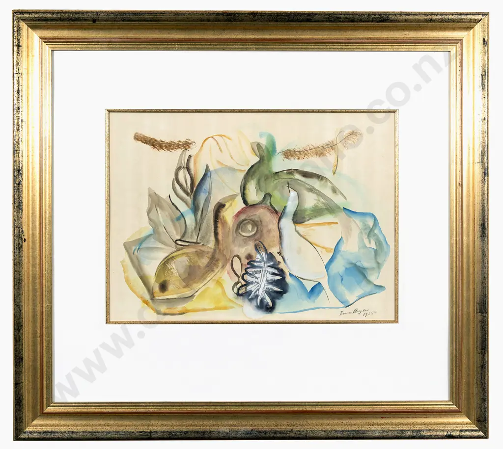 Frances Mary Hodgkins (1869 - 1947) - Christmas Decorations Image 1++