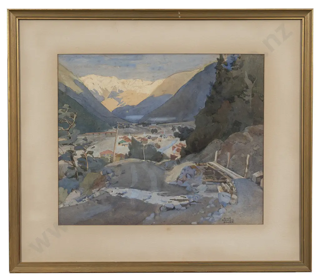 Olivia Spencer Bower (1905 - 1982) - Arthur's Pass Image 1++