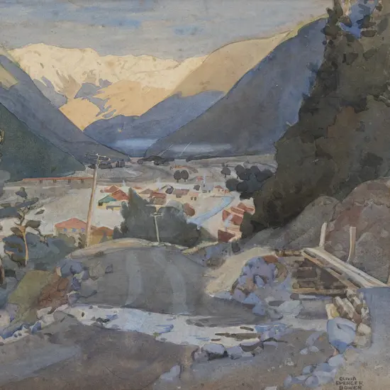 Olivia Spencer Bower (1905 - 1982) - Arthur's Pass