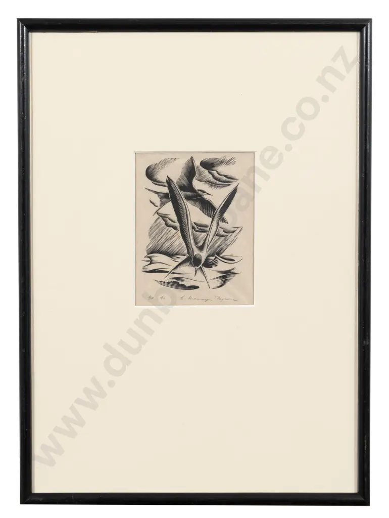 E Mervyn Taylor (1906 - 1964) - Terns Image 1++