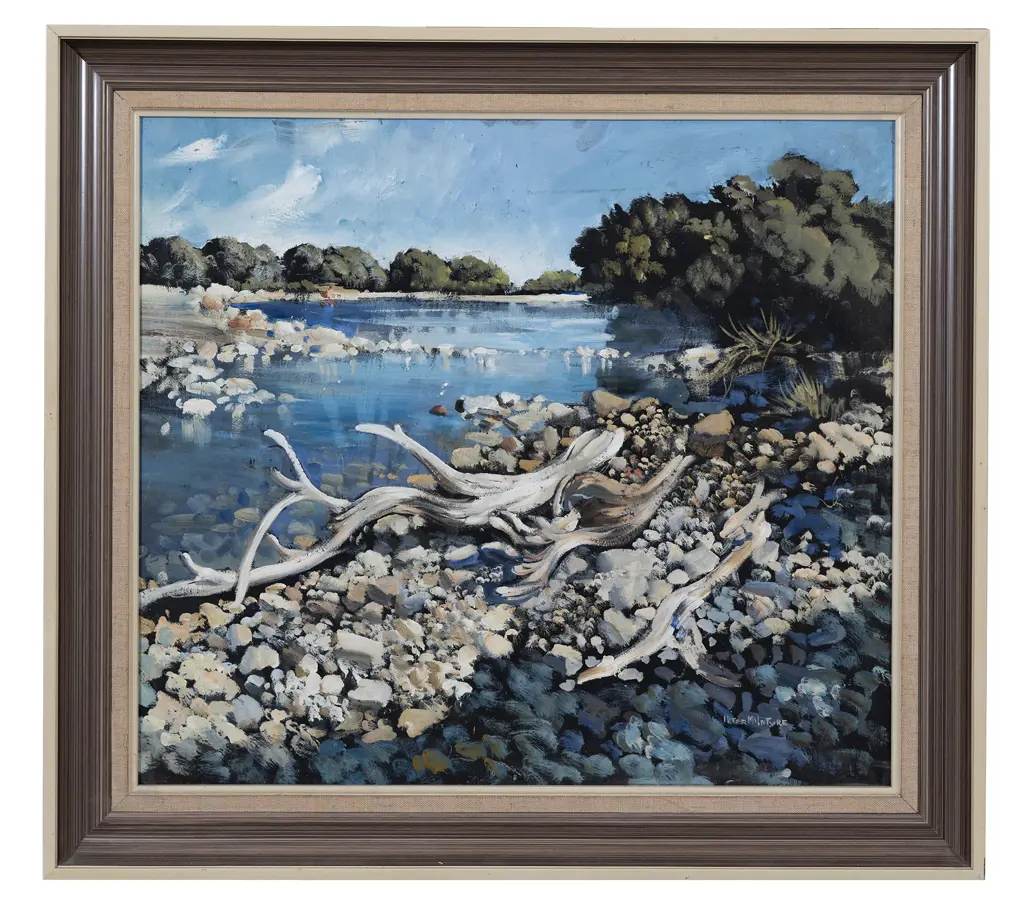 Peter McIntyre (1910 - 1995) - Riverside Image 1++