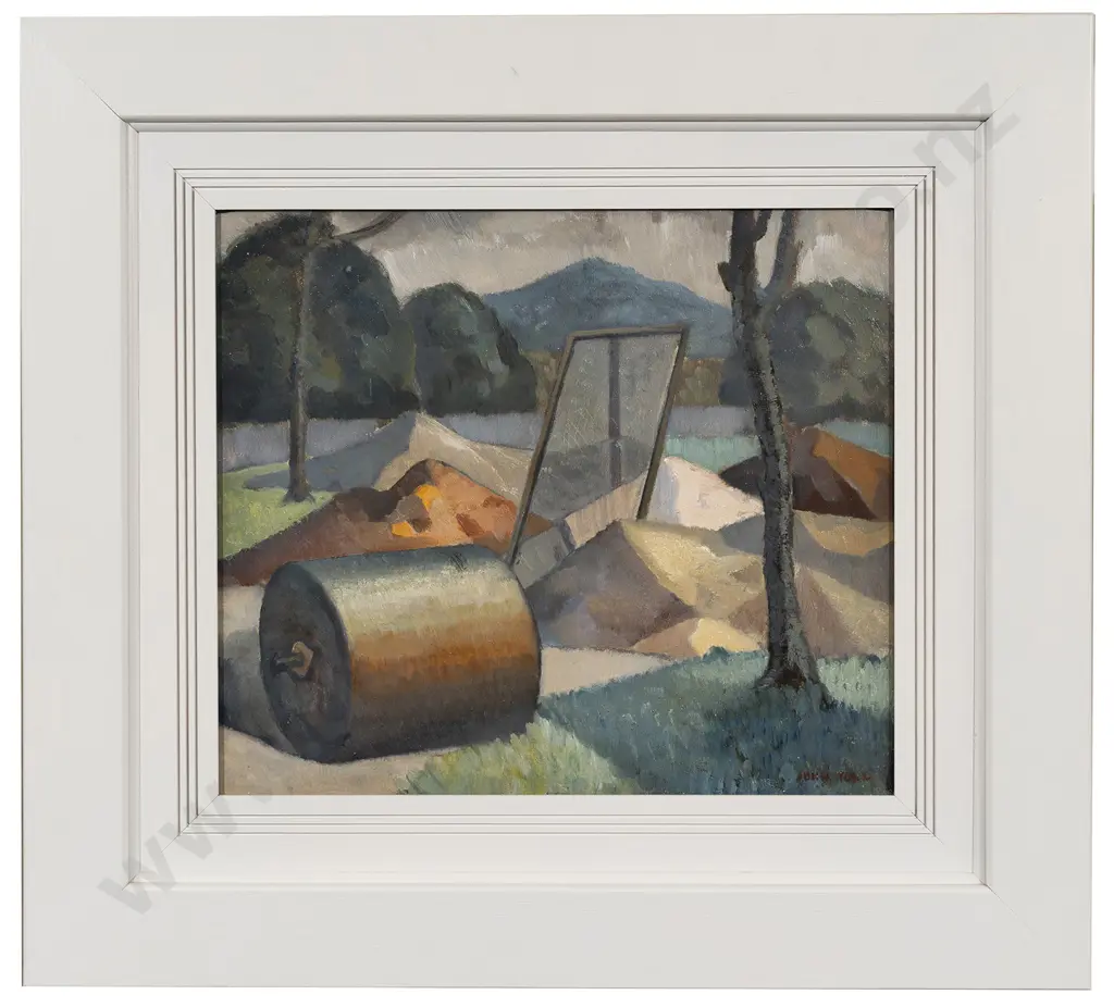 John Tole (1890 - 1967) - Landscape with Roller Image 1++