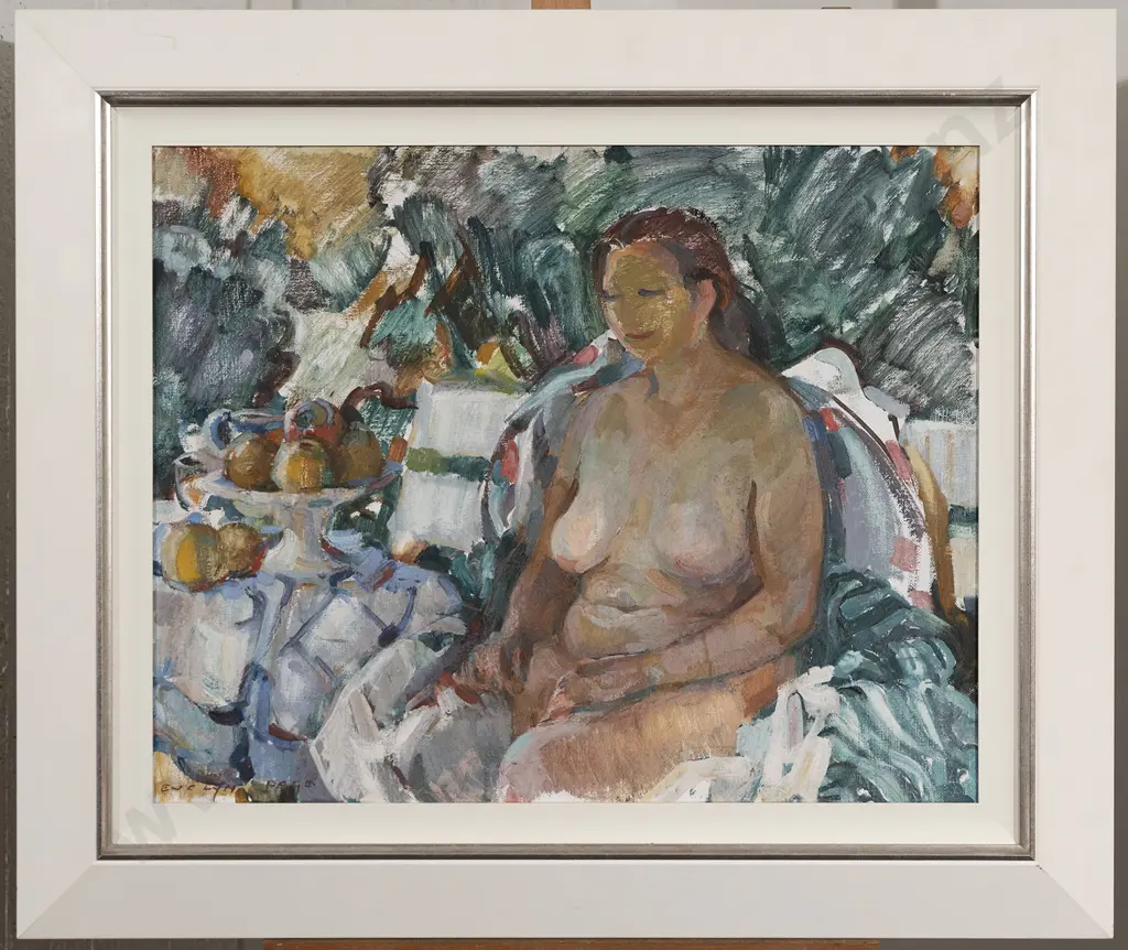 Evelyn Page (1899- 1993) - Seated Nude Image 1++