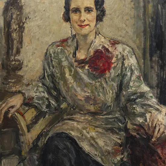 Josef Oppenheimer (1876 - 1966) - Portrait of Katherine Wiliamson